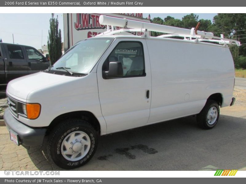 Oxford White / Medium Flint Grey 2006 Ford E Series Van E350 Commercial