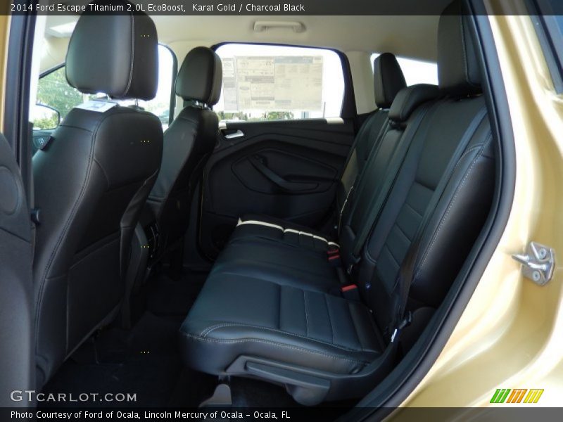 Karat Gold / Charcoal Black 2014 Ford Escape Titanium 2.0L EcoBoost