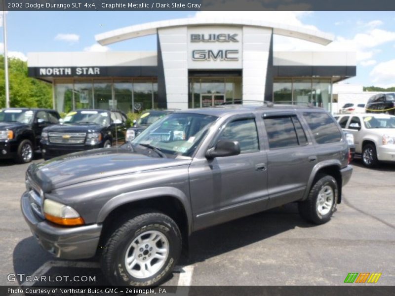 Graphite Metallic / Dark Slate Gray 2002 Dodge Durango SLT 4x4