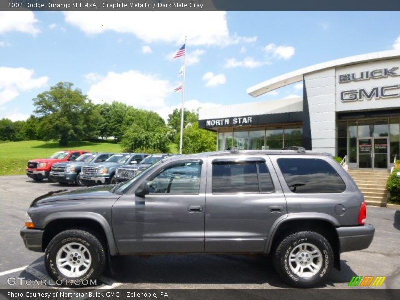 Graphite Metallic / Dark Slate Gray 2002 Dodge Durango SLT 4x4