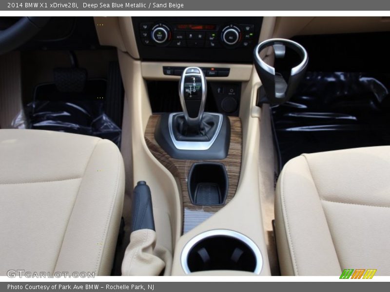 Deep Sea Blue Metallic / Sand Beige 2014 BMW X1 xDrive28i