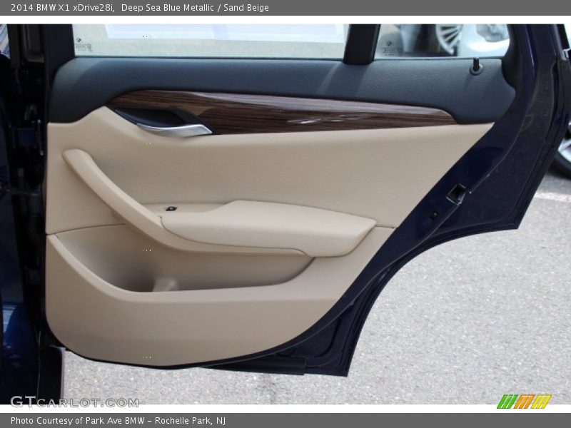 Deep Sea Blue Metallic / Sand Beige 2014 BMW X1 xDrive28i