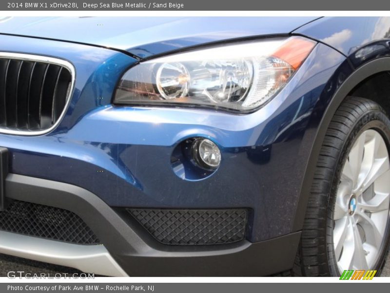 Deep Sea Blue Metallic / Sand Beige 2014 BMW X1 xDrive28i