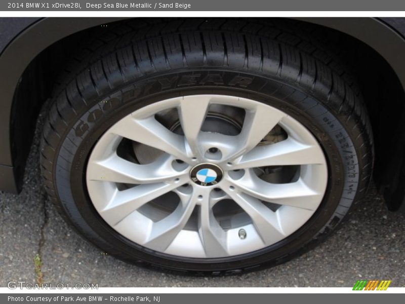 Deep Sea Blue Metallic / Sand Beige 2014 BMW X1 xDrive28i