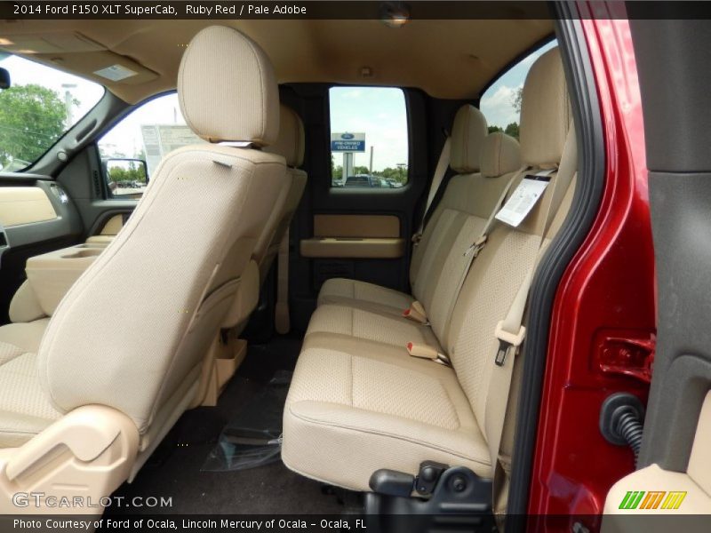 Rear Seat of 2014 F150 XLT SuperCab