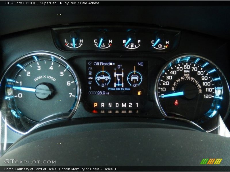  2014 F150 XLT SuperCab XLT SuperCab Gauges