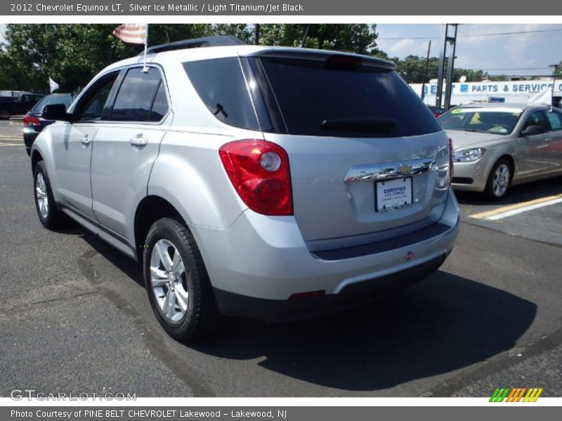 Silver Ice Metallic / Light Titanium/Jet Black 2012 Chevrolet Equinox LT