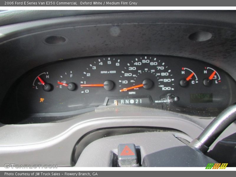 Oxford White / Medium Flint Grey 2006 Ford E Series Van E350 Commercial