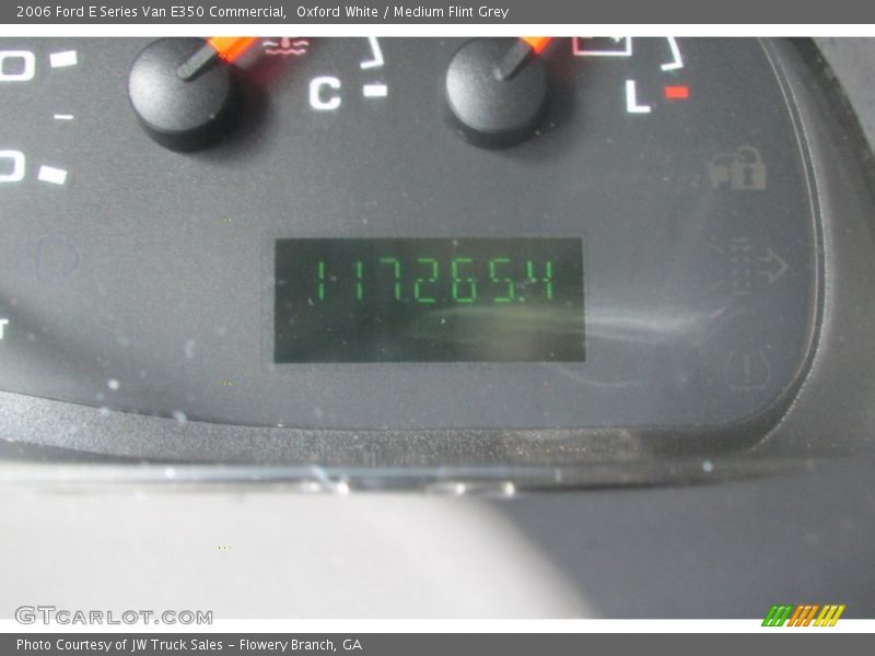 Oxford White / Medium Flint Grey 2006 Ford E Series Van E350 Commercial