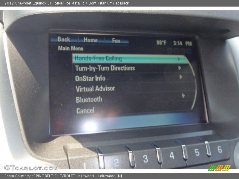 Silver Ice Metallic / Light Titanium/Jet Black 2012 Chevrolet Equinox LT