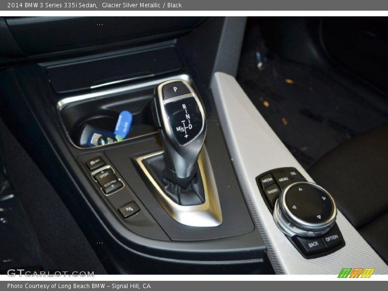 Glacier Silver Metallic / Black 2014 BMW 3 Series 335i Sedan