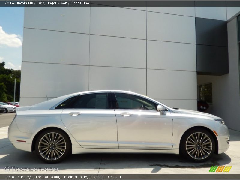Ingot Silver / Light Dune 2014 Lincoln MKZ FWD