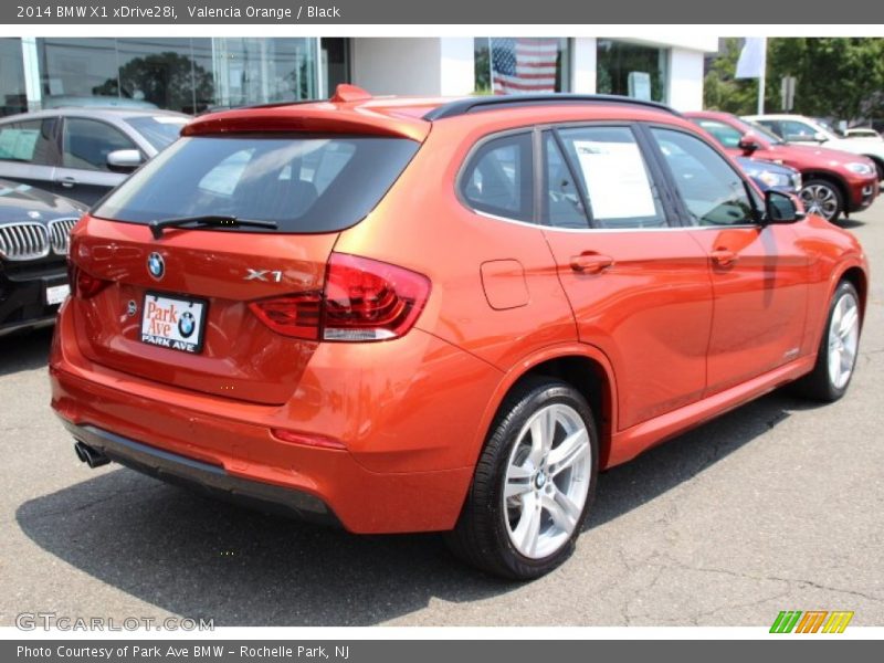 Valencia Orange / Black 2014 BMW X1 xDrive28i