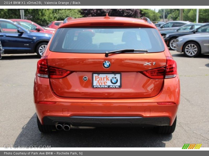 Valencia Orange / Black 2014 BMW X1 xDrive28i