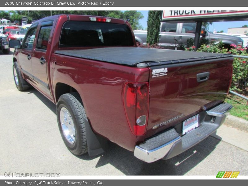 Victory Red / Ebony 2008 Chevrolet Colorado LT Crew Cab