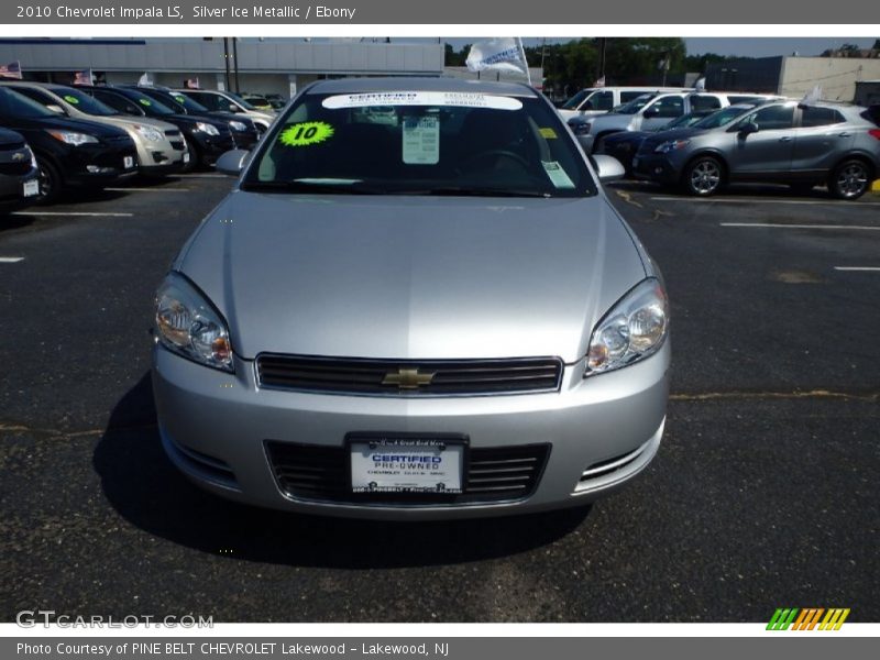 Silver Ice Metallic / Ebony 2010 Chevrolet Impala LS