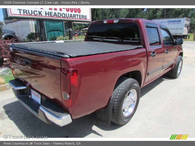 Victory Red / Ebony 2008 Chevrolet Colorado LT Crew Cab