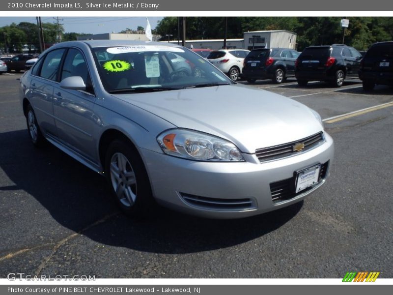 Silver Ice Metallic / Ebony 2010 Chevrolet Impala LS