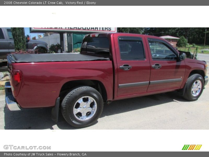 Victory Red / Ebony 2008 Chevrolet Colorado LT Crew Cab