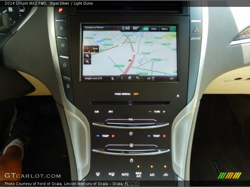 Ingot Silver / Light Dune 2014 Lincoln MKZ FWD
