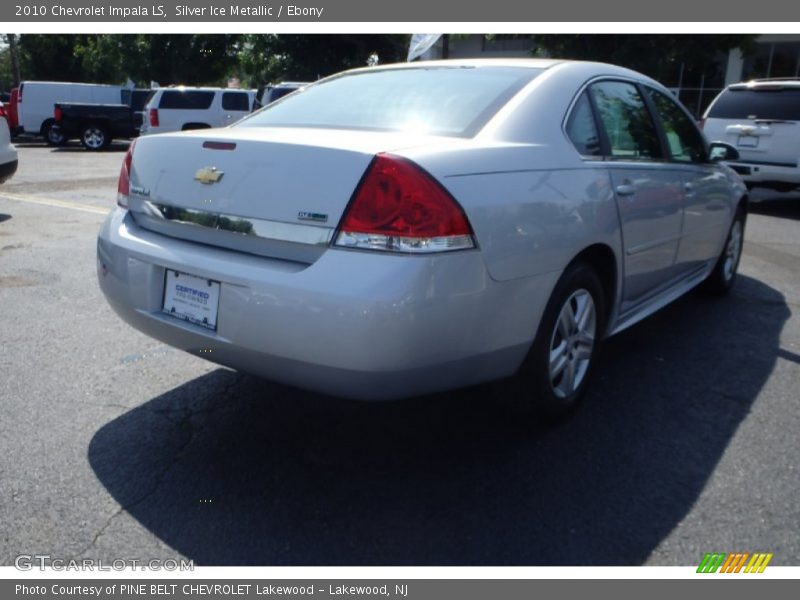 Silver Ice Metallic / Ebony 2010 Chevrolet Impala LS