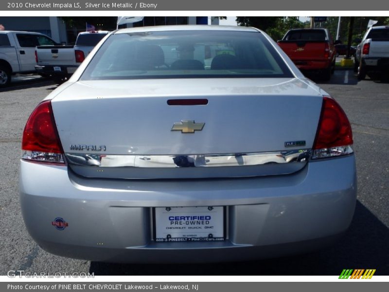 Silver Ice Metallic / Ebony 2010 Chevrolet Impala LS
