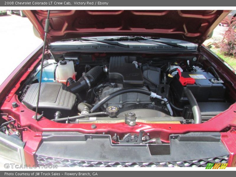 Victory Red / Ebony 2008 Chevrolet Colorado LT Crew Cab