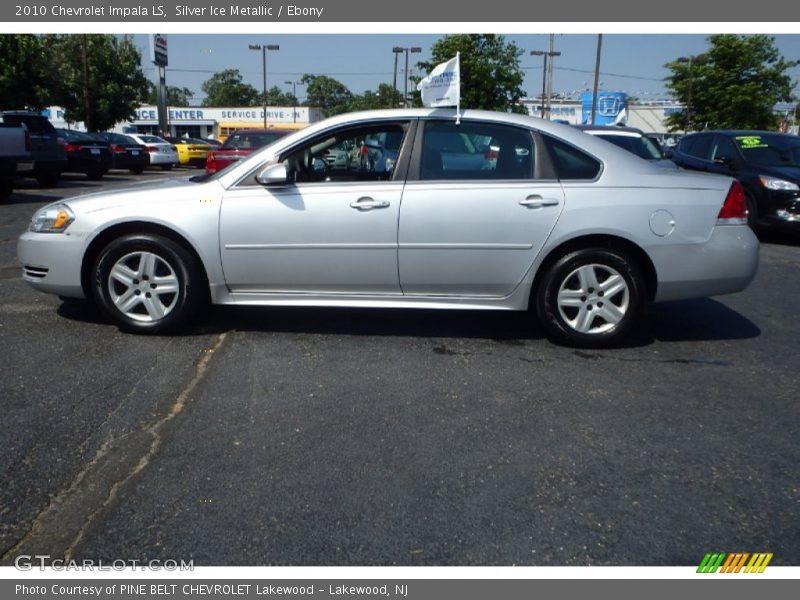 Silver Ice Metallic / Ebony 2010 Chevrolet Impala LS
