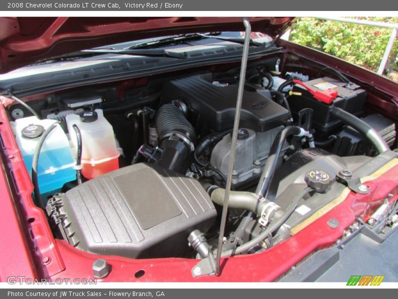 Victory Red / Ebony 2008 Chevrolet Colorado LT Crew Cab