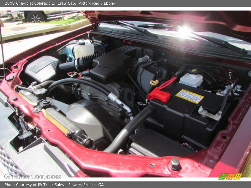 Victory Red / Ebony 2008 Chevrolet Colorado LT Crew Cab