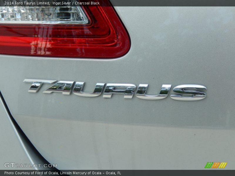 Ingot Silver / Charcoal Black 2014 Ford Taurus Limited