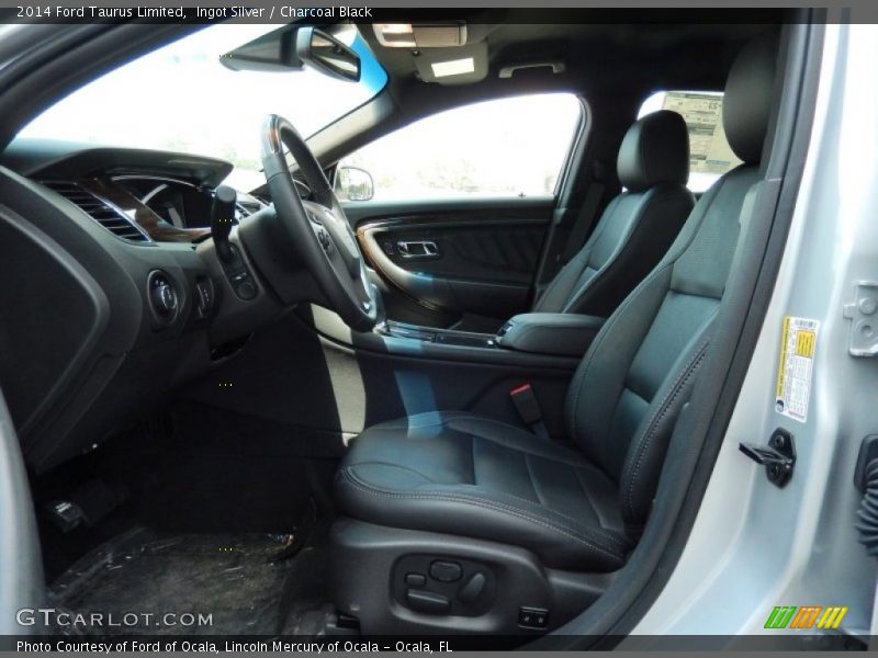 Ingot Silver / Charcoal Black 2014 Ford Taurus Limited