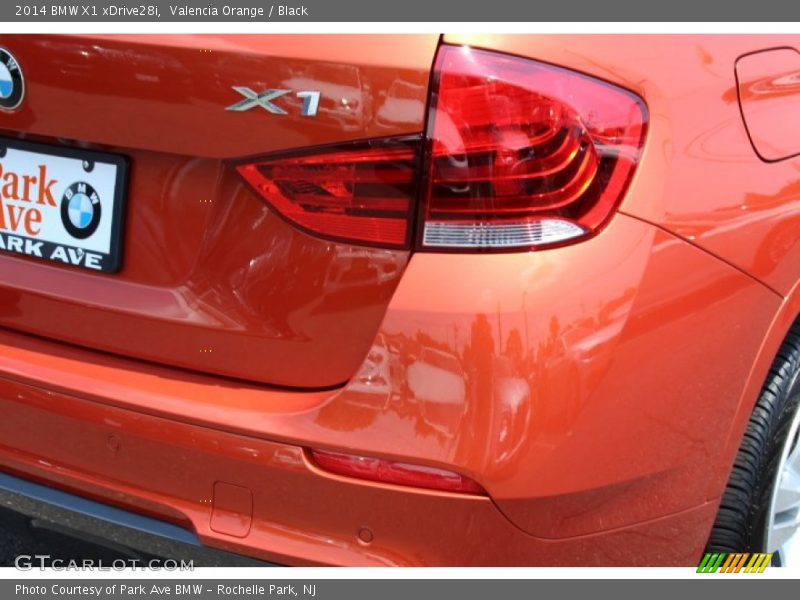 Valencia Orange / Black 2014 BMW X1 xDrive28i