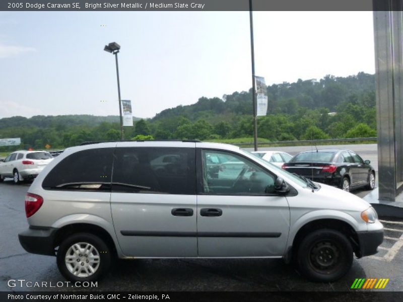 Bright Silver Metallic / Medium Slate Gray 2005 Dodge Caravan SE