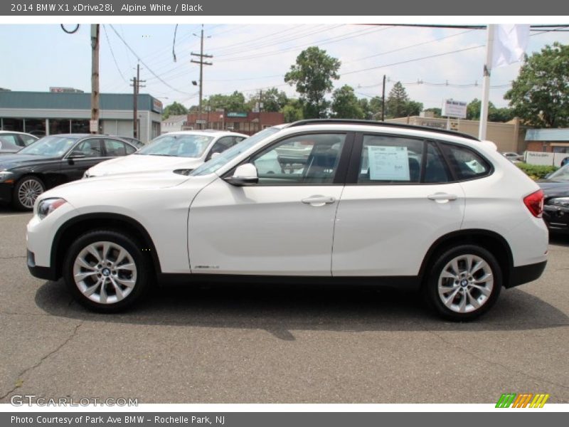 Alpine White / Black 2014 BMW X1 xDrive28i