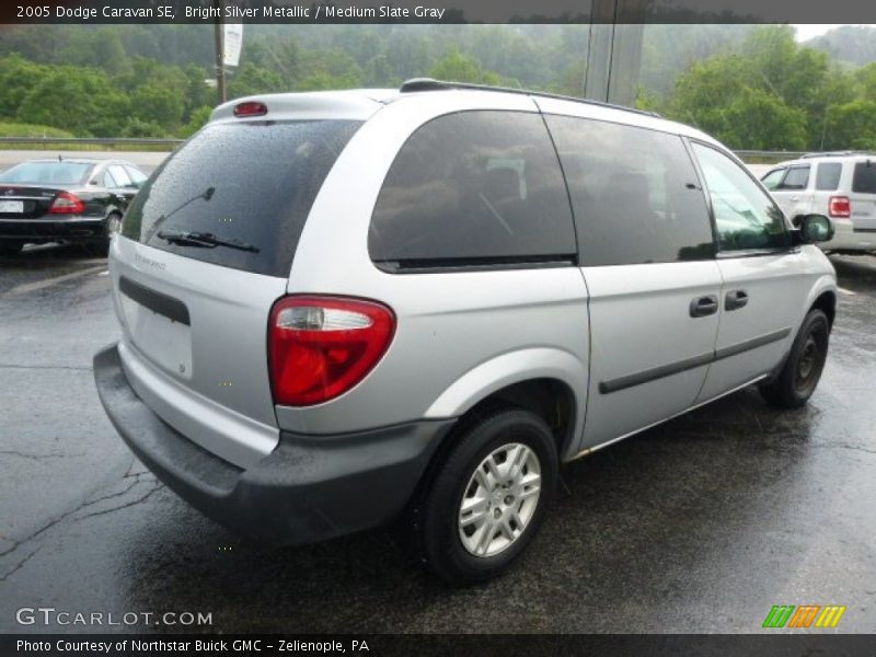 Bright Silver Metallic / Medium Slate Gray 2005 Dodge Caravan SE