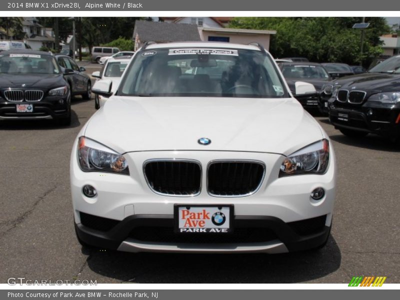 Alpine White / Black 2014 BMW X1 xDrive28i