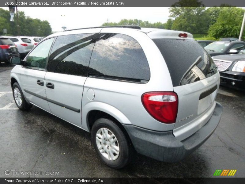 Bright Silver Metallic / Medium Slate Gray 2005 Dodge Caravan SE
