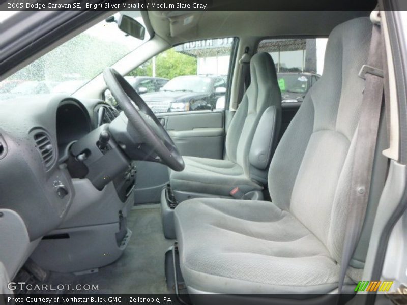Bright Silver Metallic / Medium Slate Gray 2005 Dodge Caravan SE