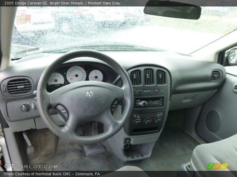 Bright Silver Metallic / Medium Slate Gray 2005 Dodge Caravan SE