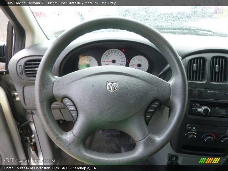 Bright Silver Metallic / Medium Slate Gray 2005 Dodge Caravan SE