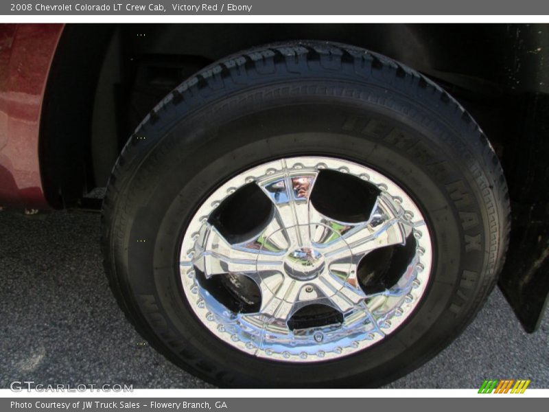 Victory Red / Ebony 2008 Chevrolet Colorado LT Crew Cab