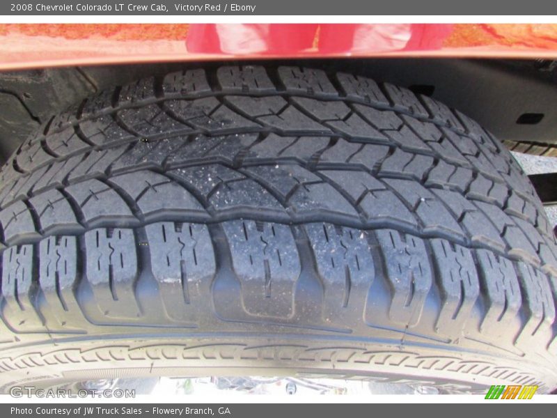 Victory Red / Ebony 2008 Chevrolet Colorado LT Crew Cab