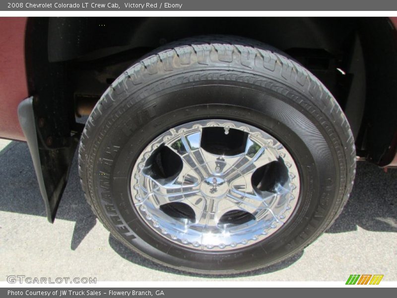 Victory Red / Ebony 2008 Chevrolet Colorado LT Crew Cab