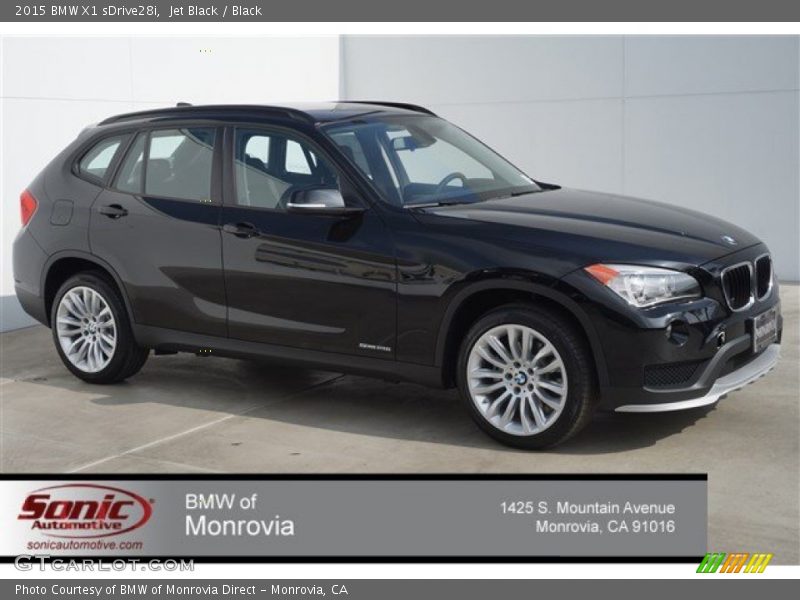 Jet Black / Black 2015 BMW X1 sDrive28i