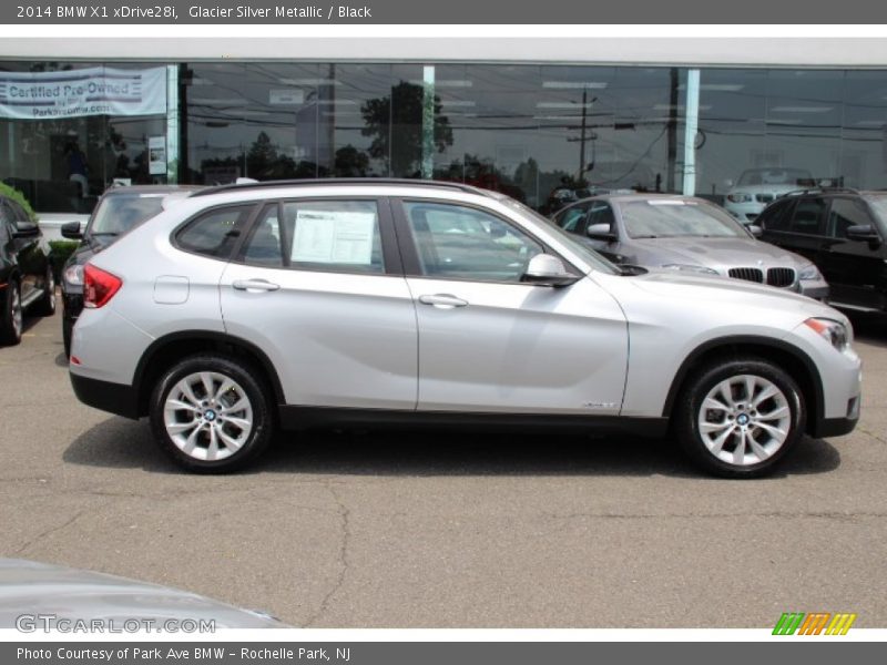 Glacier Silver Metallic / Black 2014 BMW X1 xDrive28i