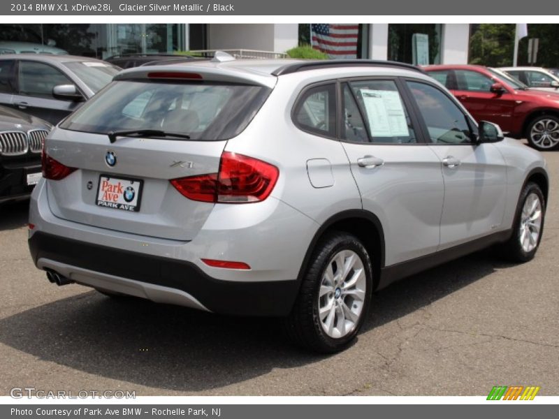 Glacier Silver Metallic / Black 2014 BMW X1 xDrive28i