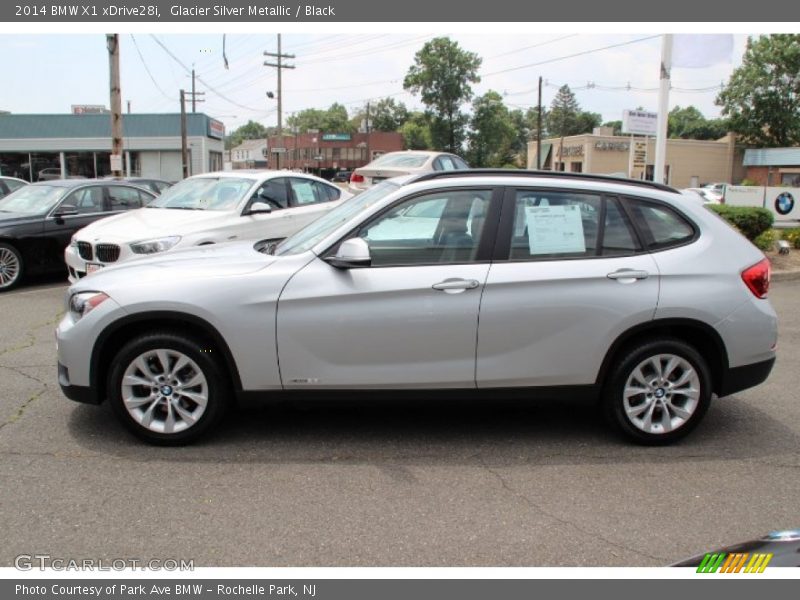 Glacier Silver Metallic / Black 2014 BMW X1 xDrive28i