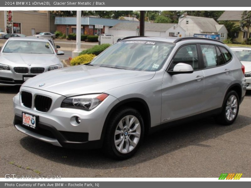 Glacier Silver Metallic / Black 2014 BMW X1 xDrive28i