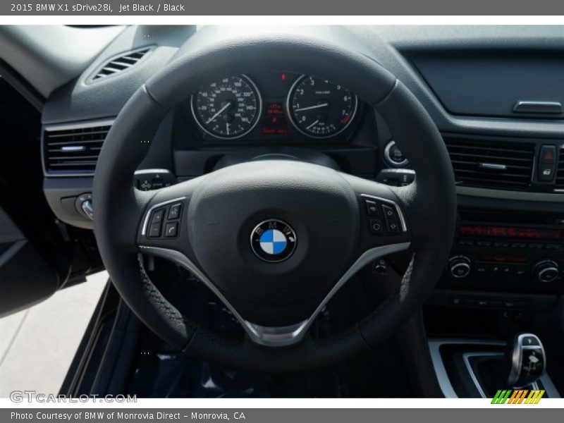 Jet Black / Black 2015 BMW X1 sDrive28i